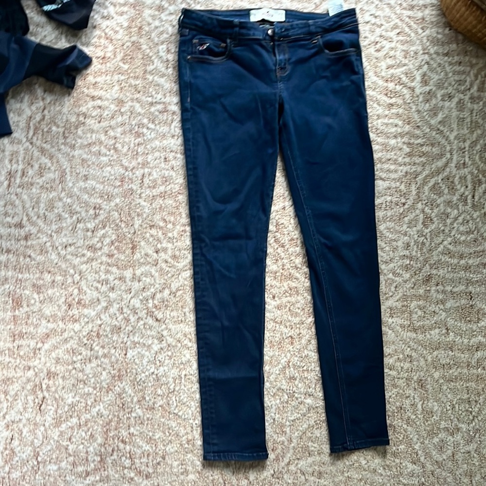 Womens Hollister blue jeans skinny size 11R